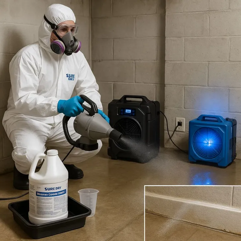 Sanitization and Odor Removal process in Columbus, MN